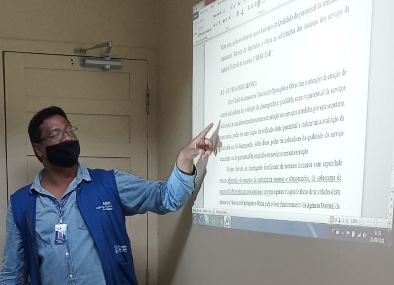 Derick Cordovil de Castro, chefe de Engenharia da Agência Distrital de Icoaraci (ADIC).