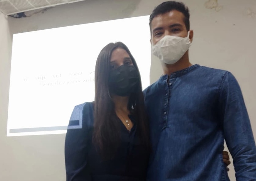 Os psicólogos Erika Aviz e Ryan Espírito Santo.