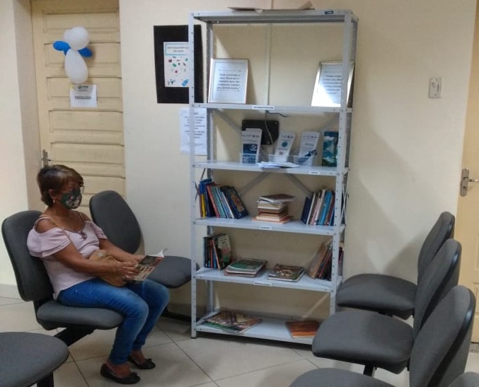 Espaço para leitura.