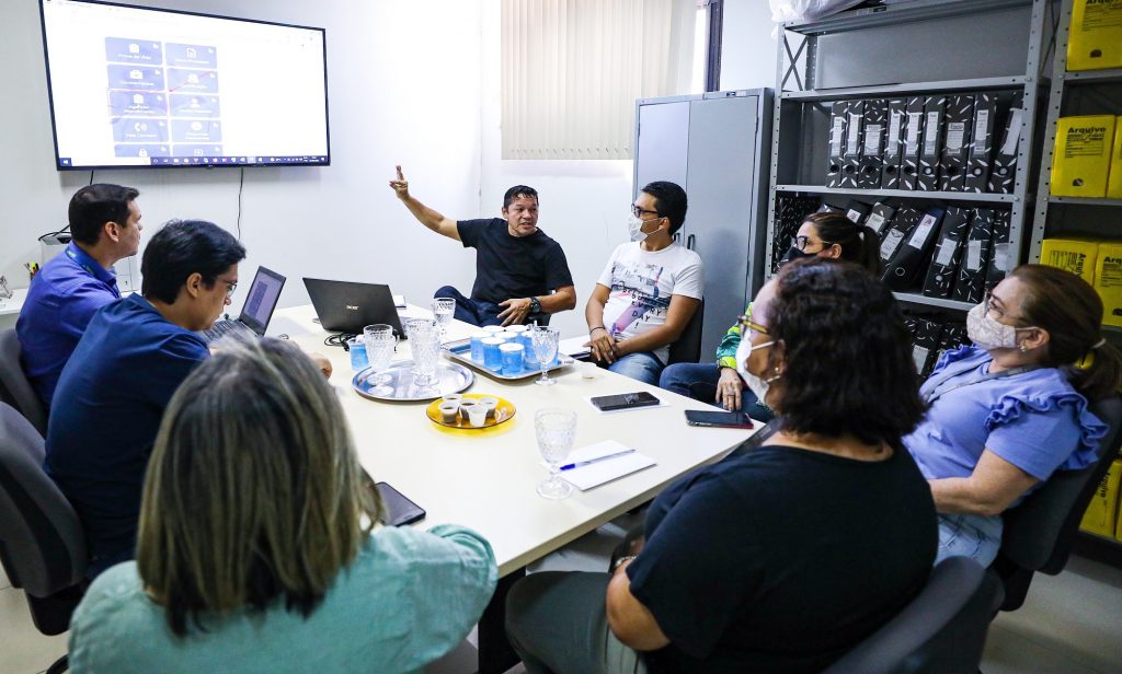 O encontro reuniu gestores do IPMB para apresentação de novos recursos do aplicativo.