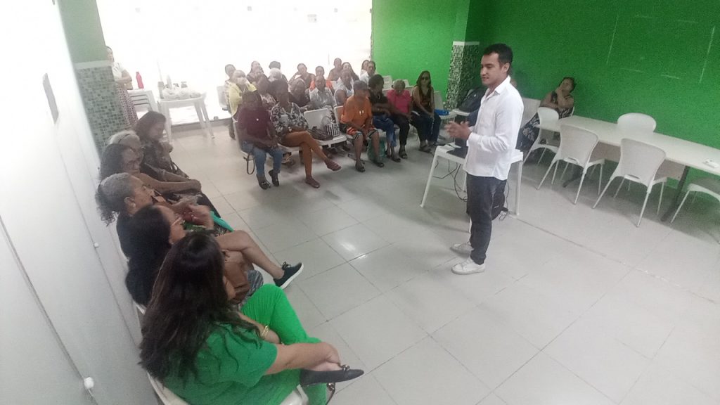 Psicólogo Ryan Espírito Santo abordou o tema do evento