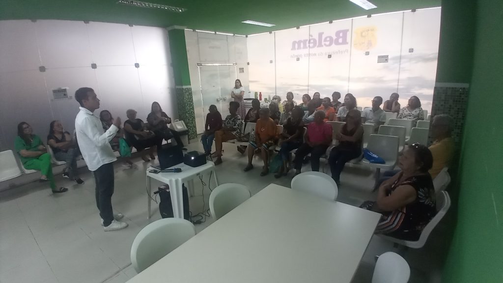 Palestra foi realizada no auditório da autarquia previdenciária