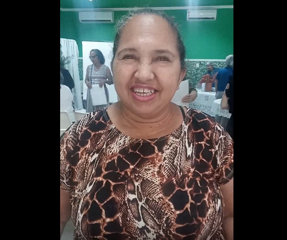 Nova aposentada Zenilde Neves